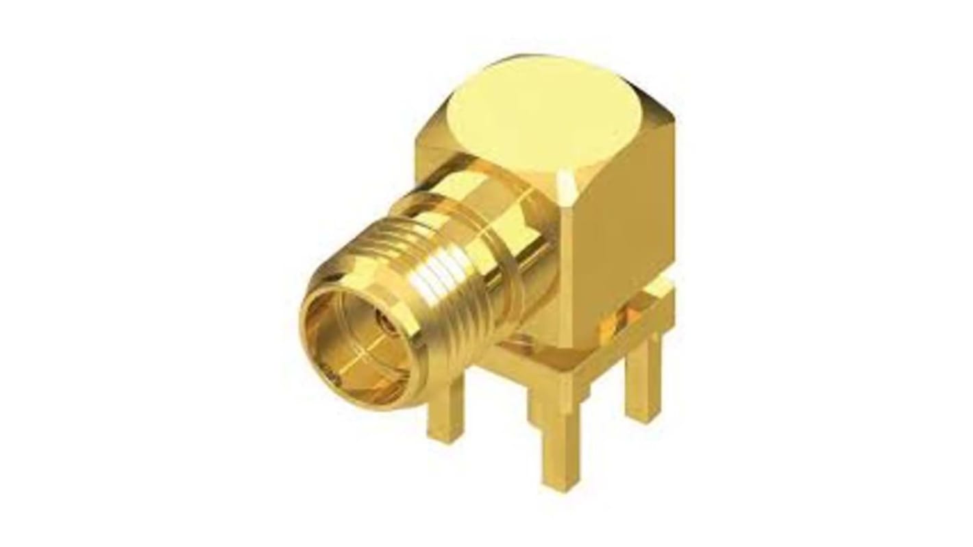Samtec, Jack PCB Mount SMA Connector, 50Ω, Surface Mount Termination, Right Angle Body