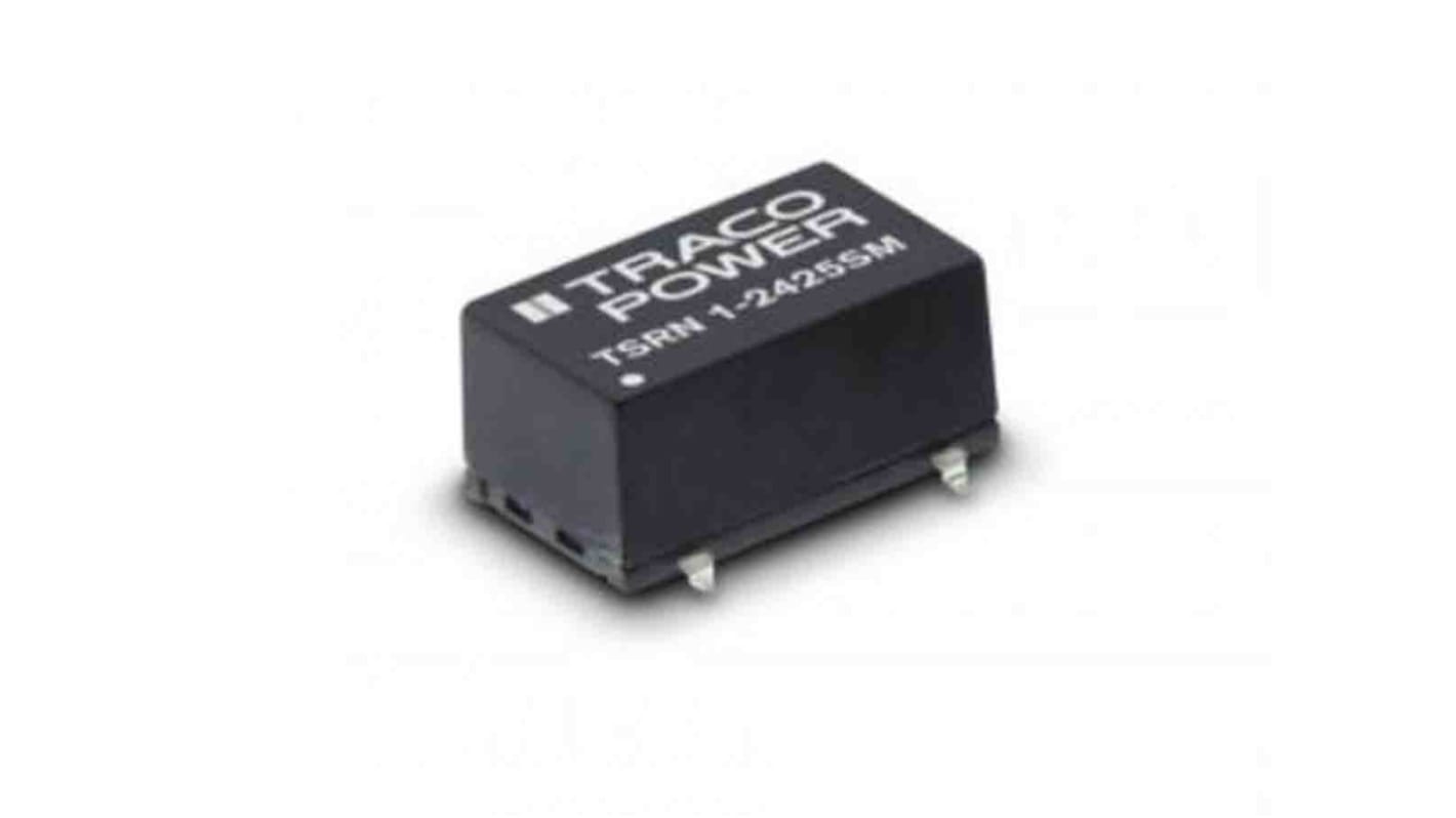 TRACOPOWER TSRN DC-DC Converter, 2.5V dc/ 1A Output, 3 → 5.5 V dc Input, Surface Mount, +85°C Max Temp -40°C Min