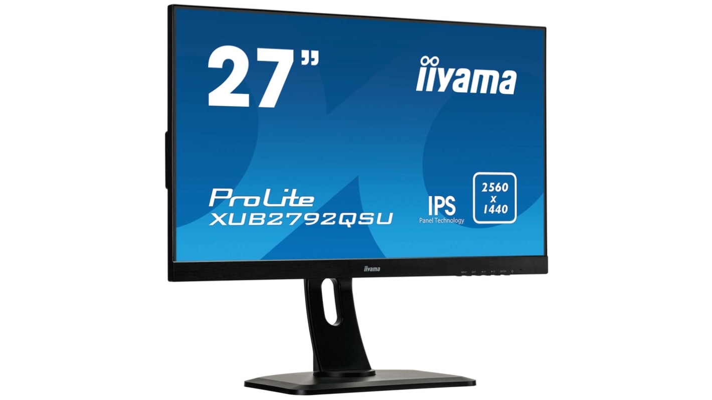 iiyama Monitor ProLite, 27Zoll, Auflösung max.2560 x 1440pixels LED