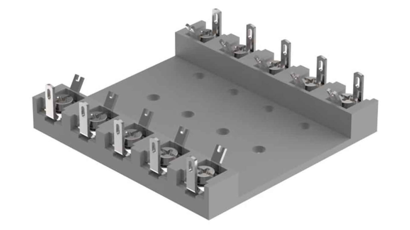 EAO Empty Terminal Strip for Use with For fitting with series resistors