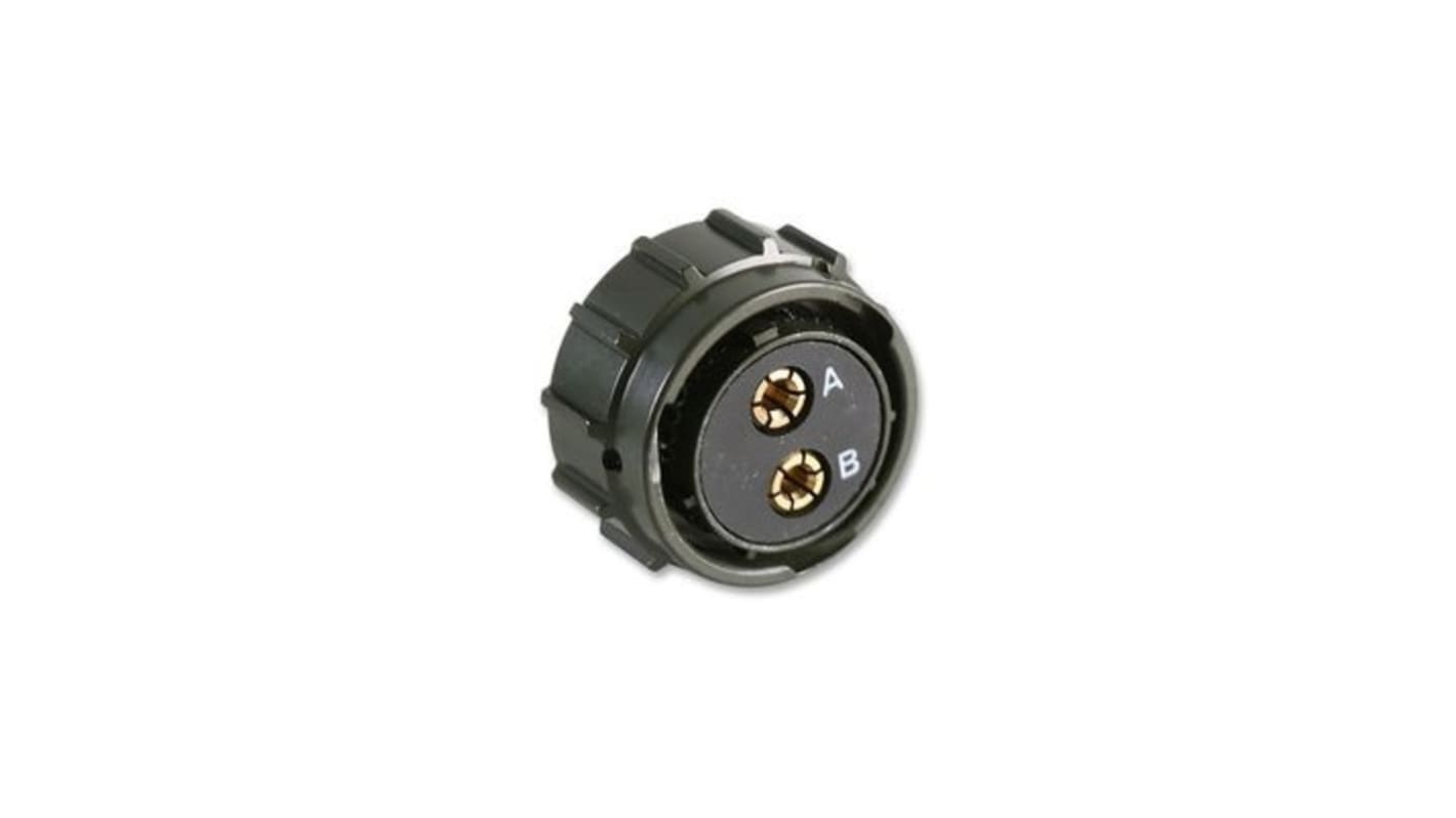 Amphenol Limited, 62GB 2 Way Cable MIL Spec Circular Connector Plug, Socket Contacts,Shell Size 18, Bayonet,