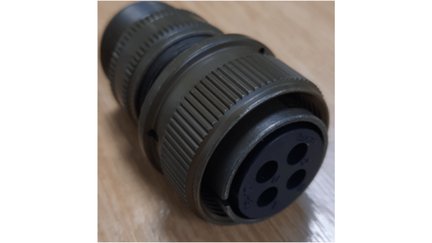 Amphenol Industrial, MS Cable MIL Spec Circular Connector Plug, Socket Contacts,Shell Size 10, Bayonet, MIL-DTL-5015