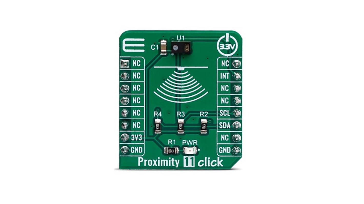 Blízkost, klasifikace: Vývojová sada Ambient light sensor with IrLED, Optical proximity sensor MIKROE-3689,
