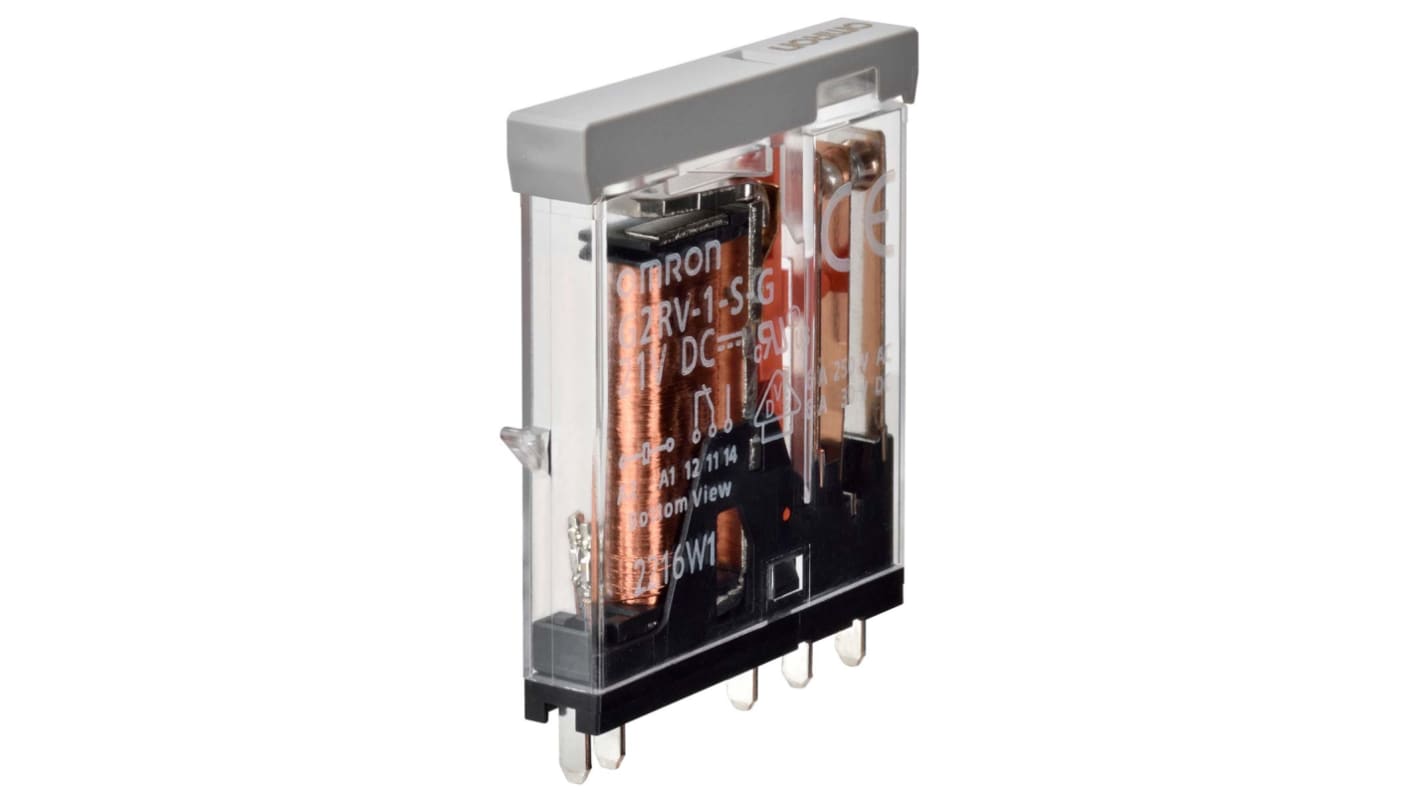 Omron Plug In Signal Relay, 21V dc Coil, 50mA Switching Current, SPDT