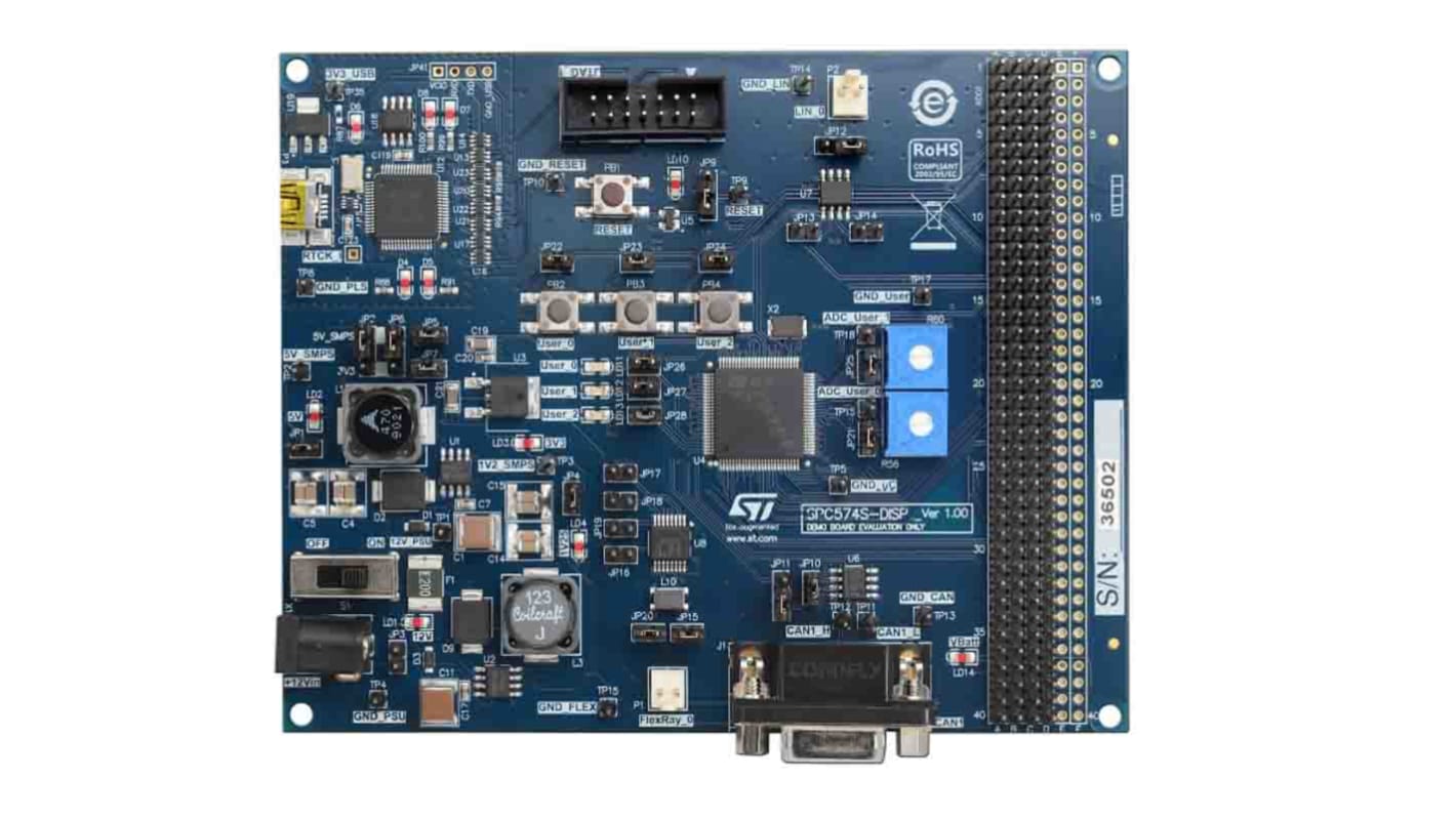 STMicroelectronics SPC574S-DISP Development Kit Discovery Board SPC574S-DISP