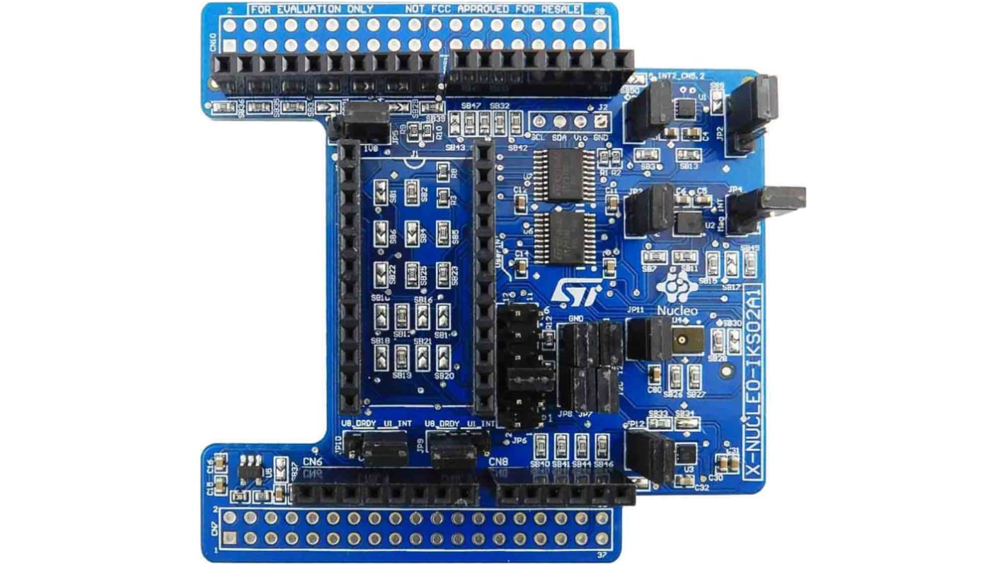 STMicroelectronics X-NUCLEO-IKS02A1 Industrial motion MEMS sensor Expansion board, Arduino Compatible Board