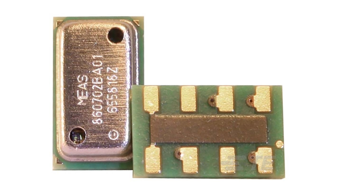 TE Connectivity MS860702BA01-50, Temperatur- og fugtighedssensor -40 til 85 °C., 8 ben QFN