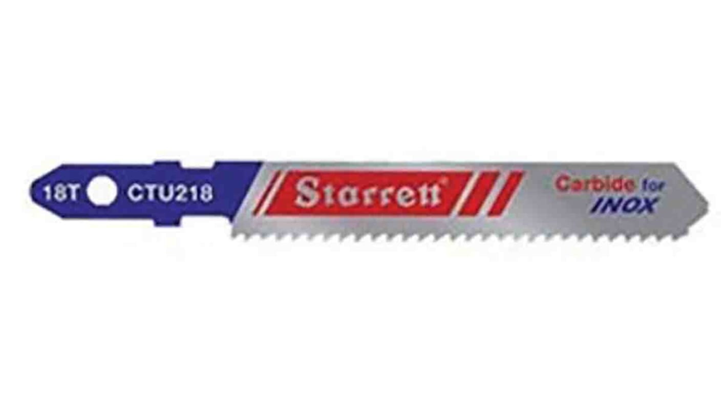 Starrett Bi-Metall Stichsägeblatt, Schnittlänge 55mm / 18 TPI, 2 Stück für Edelstahl