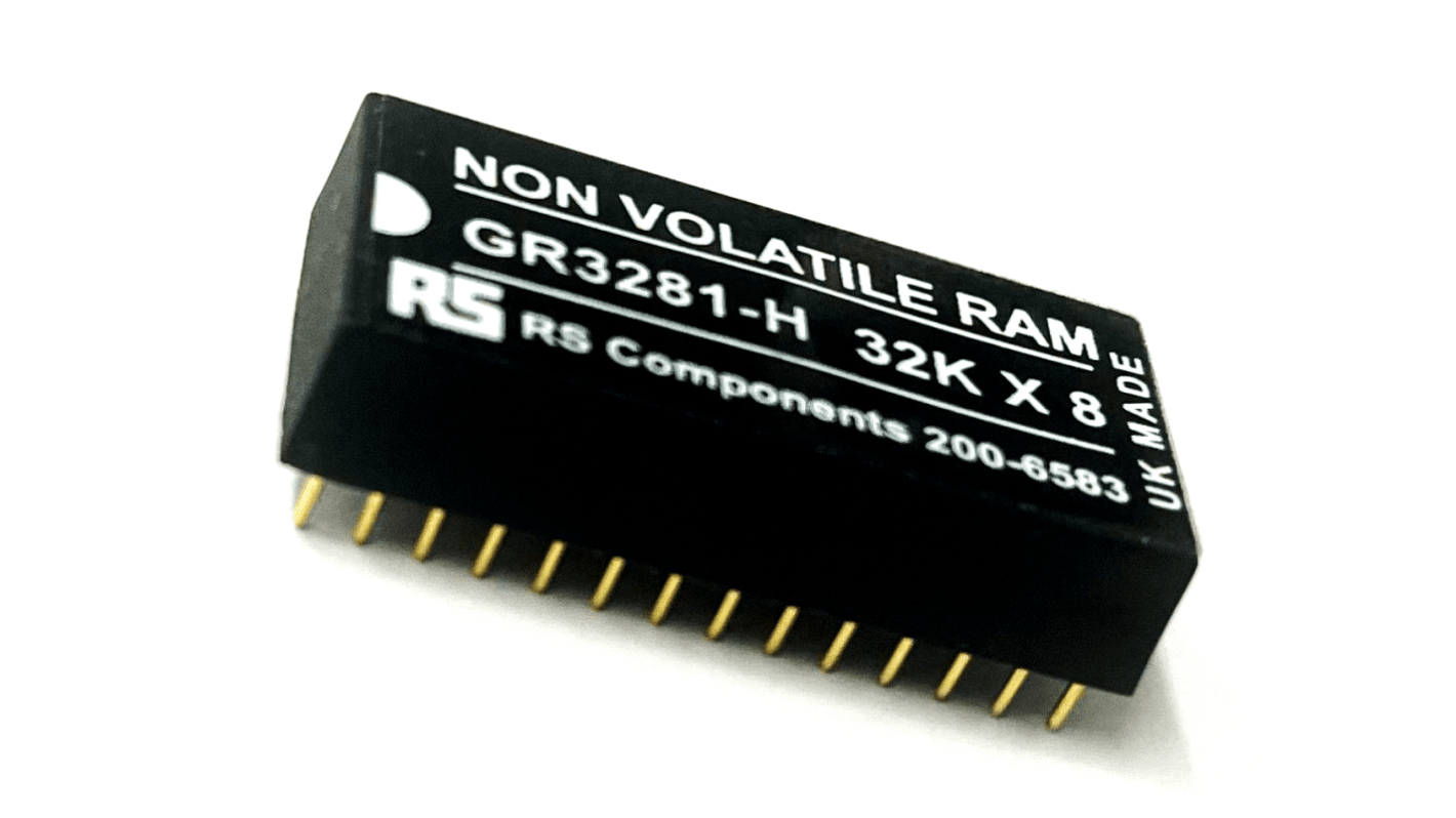Greenwich Instruments 256Kbit NVRAM, 并行接口, 32K x 8 位, 最长随机存取70ns, PDIP, 28针