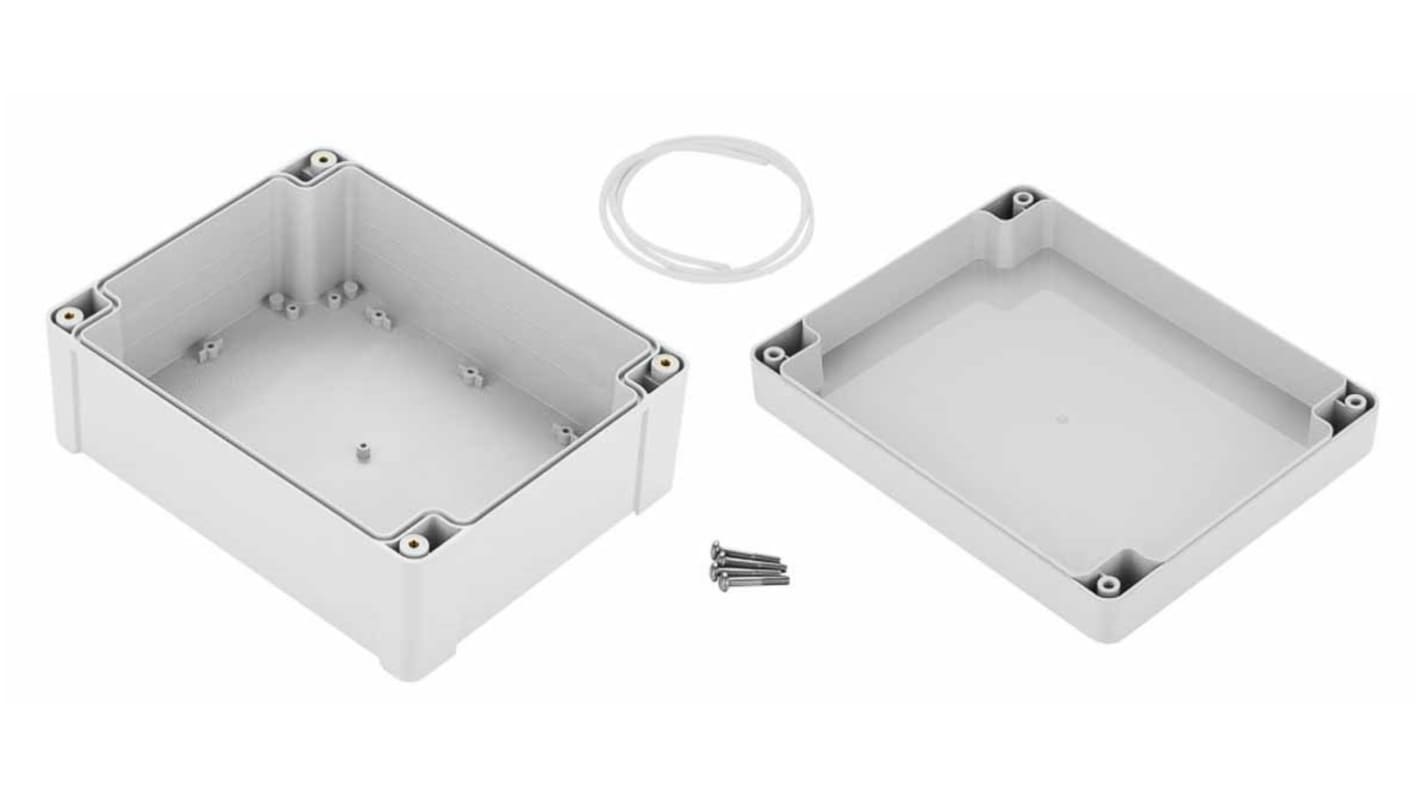 RS PRO Polycarbonate Enclosure, IP67, 191.3 x 240 x 105.7mm