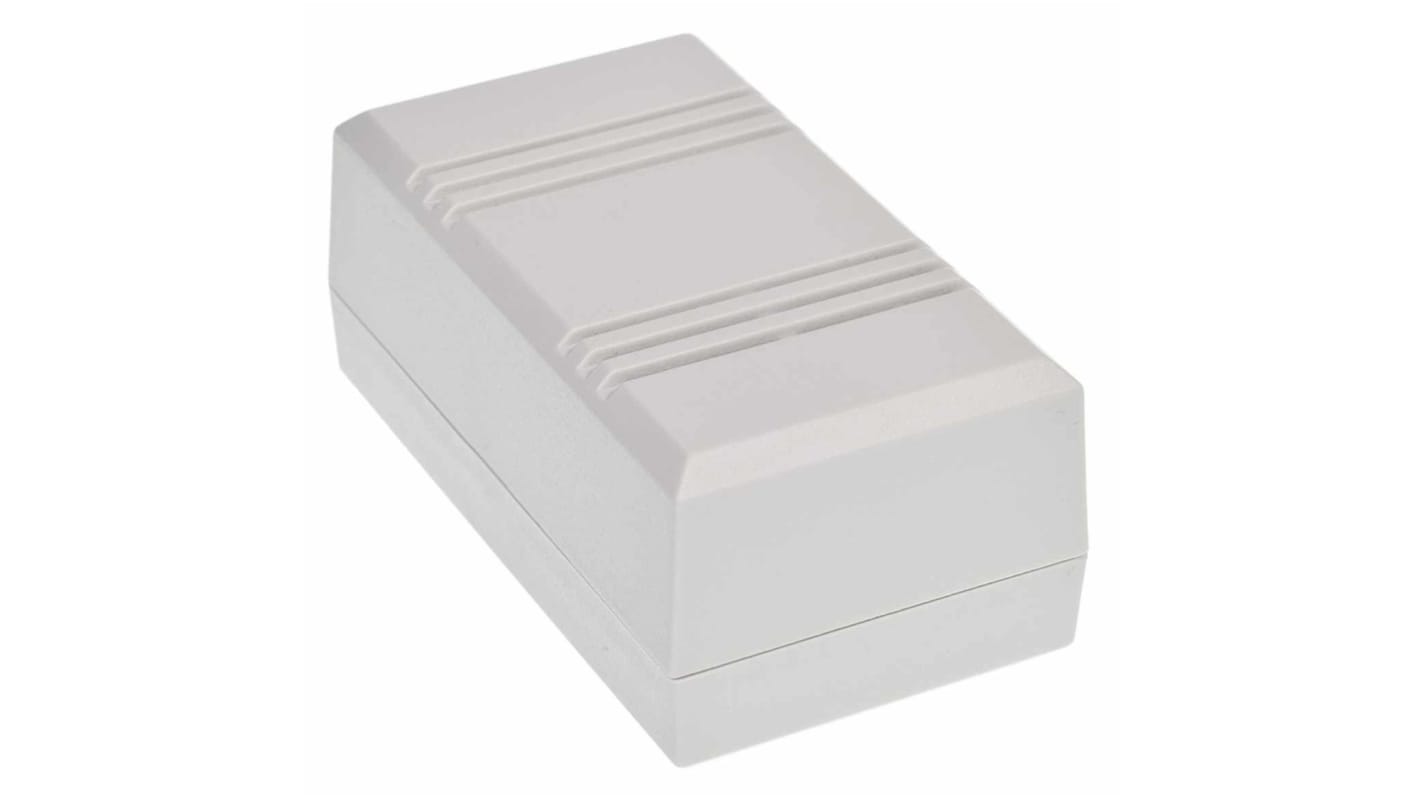 Boîtier RS PRO en ABS, 99.8 x 56.1 x 43.3mm, Gris clair IP30