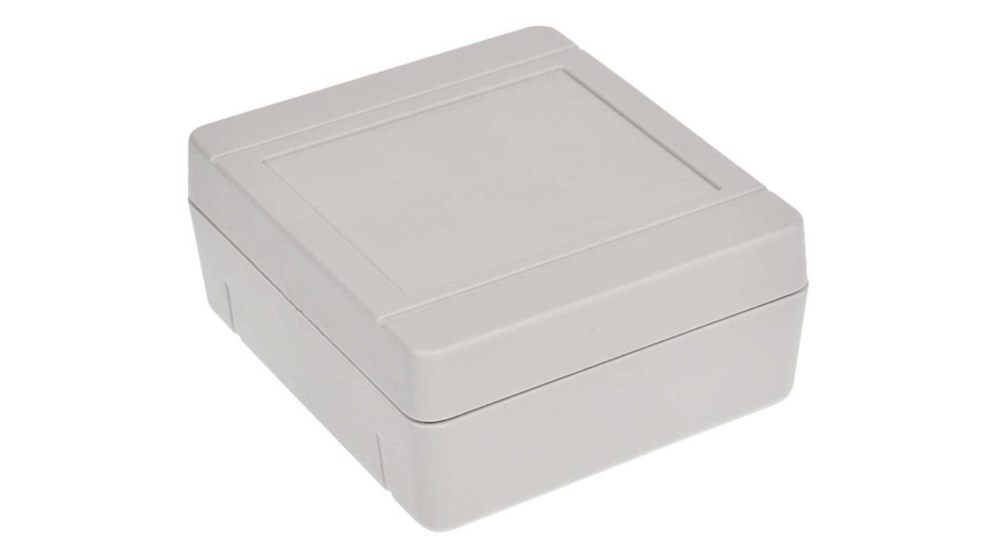 RS PRO Light Grey Polycarbonate Enclosure, IP54, 90 x 80 x 38mm