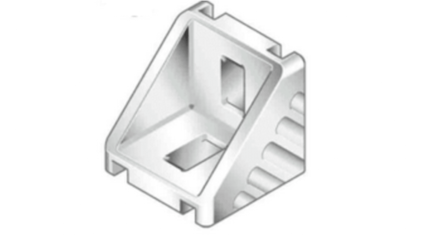 Staffa di montaggio Bosch Rexroth in Alluminio, Alluminio pressofuso, scalanatura da 8mm, L. 30mm