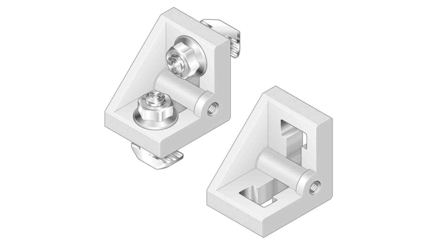 Część łącząca Wspornik montażowy Rozmiar rowka 10mm Bosch Rexroth Uchwyt złącza i łączenie Rozmiar gwintu M8