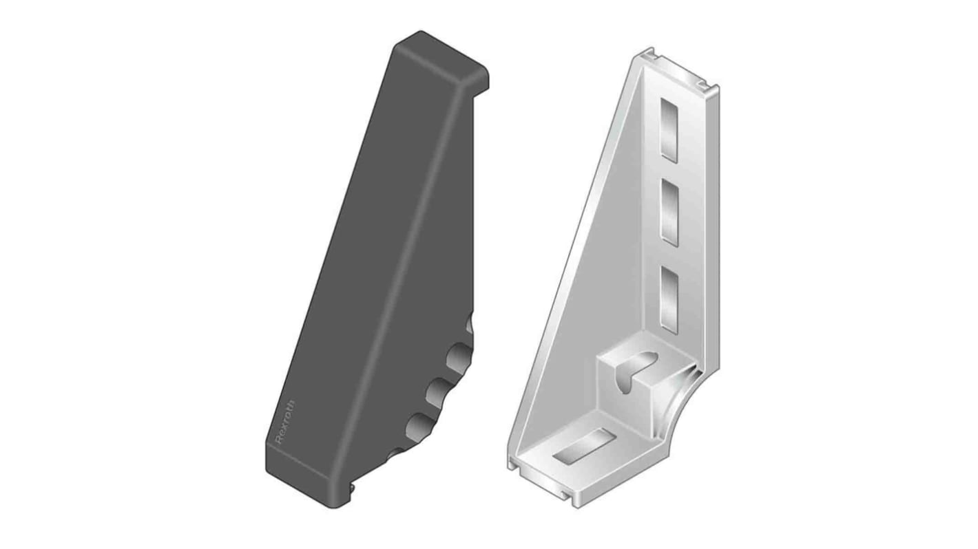 Bosch Rexroth Angular Cover Cap, Connecting Component, Strut Profile 45 mm, Groove Size 10mm