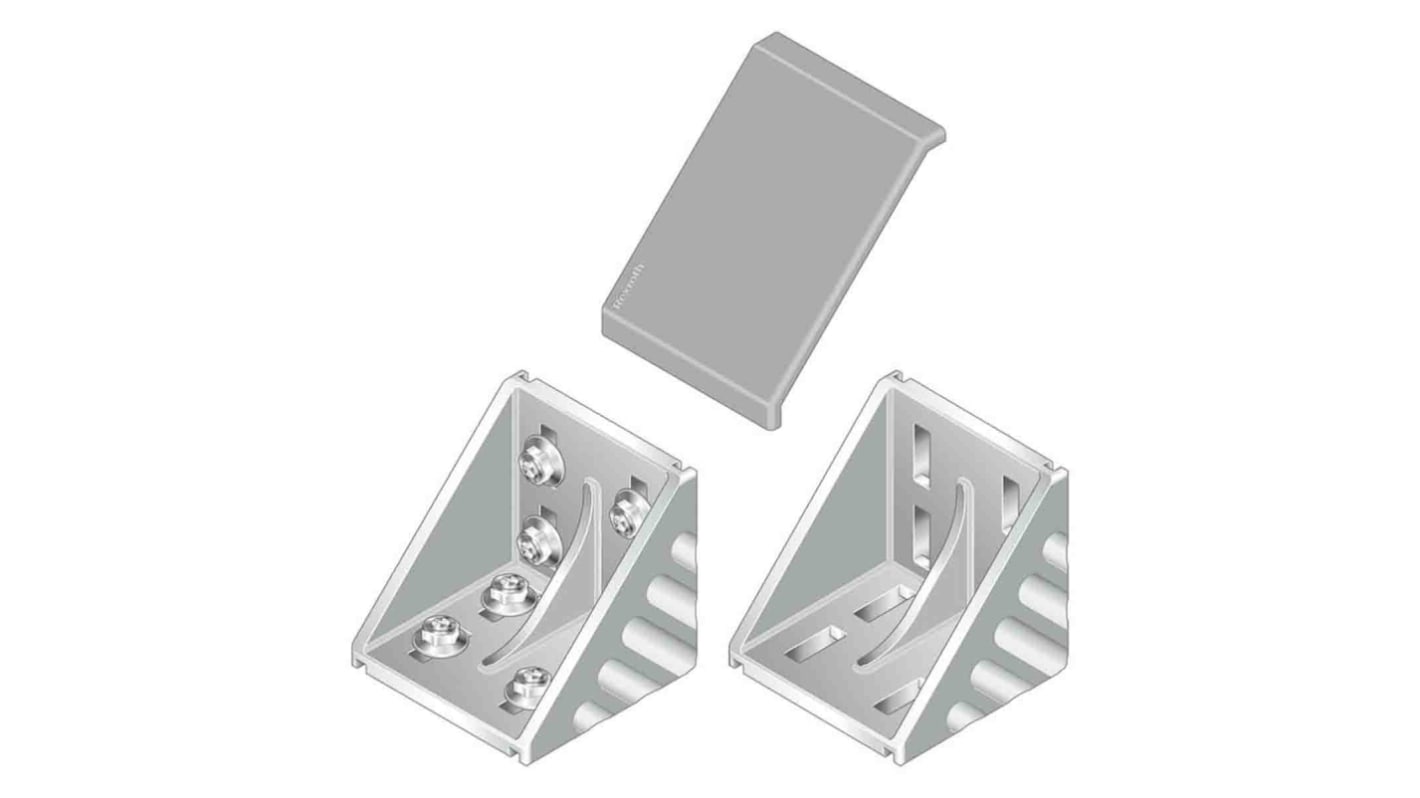 Bosch Rexroth M8 Mounting Bracket, Connecting Component, Strut Profile 50 mm, Groove Size 10mm