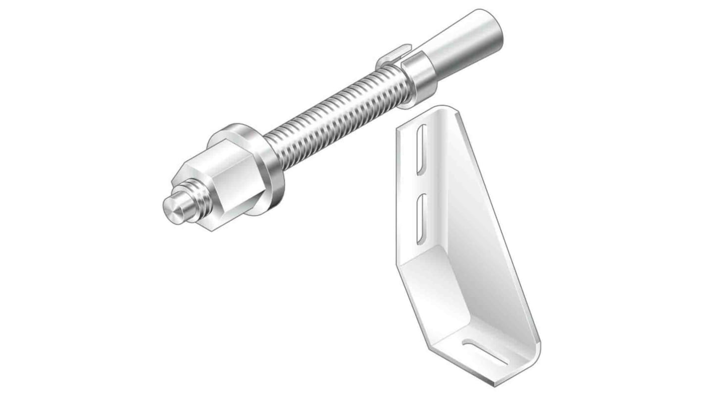 Część łącząca Wspornik podstawy Rozmiar rowka 10mm Bosch Rexroth Rozmiar gwintu M8