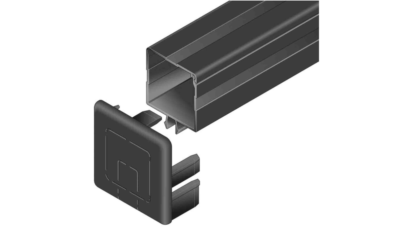 Bosch Rexroth Black Polypropylene Cover Cap, 40 x 40 mm Strut Profile