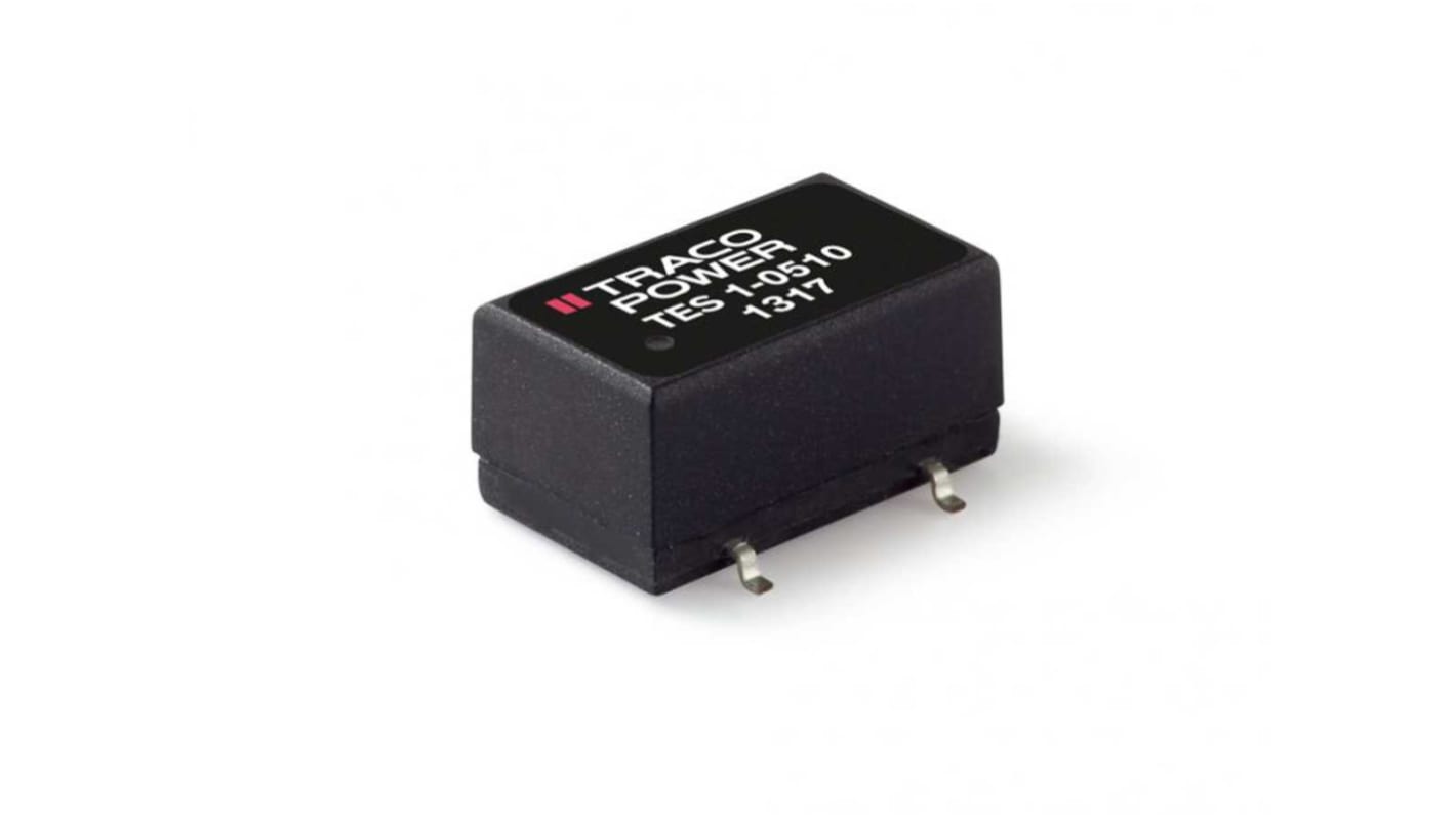Przetwornica DC-DC, 1W, Uwe 4,5–5,5 V DC, Uwy 3.3V dc, Iwy 300mA Nie, TRACOPOWER Nie