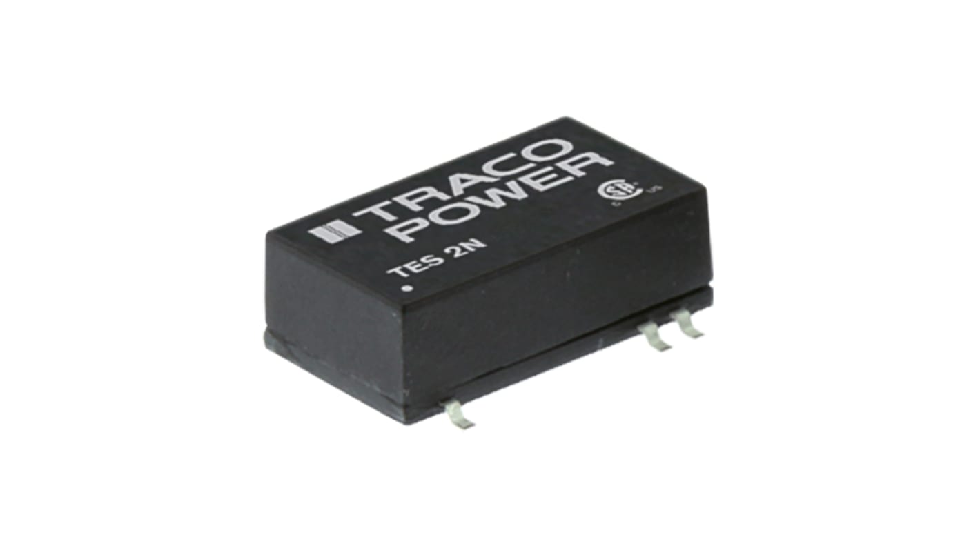 Przetwornica DC-DC, 2W, Uwe 4,5 9 V DC, Uwy 3.3V dc, Iwy 50mA Nie, TRACOPOWER Nie