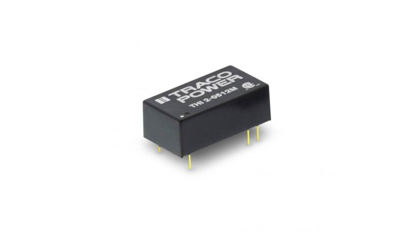 Przetwornica DC-DC, 2W, Uwe 10,8 13,2 V DC, Uwy 15V dc, Iwy 133mA Nie, TRACOPOWER Tak