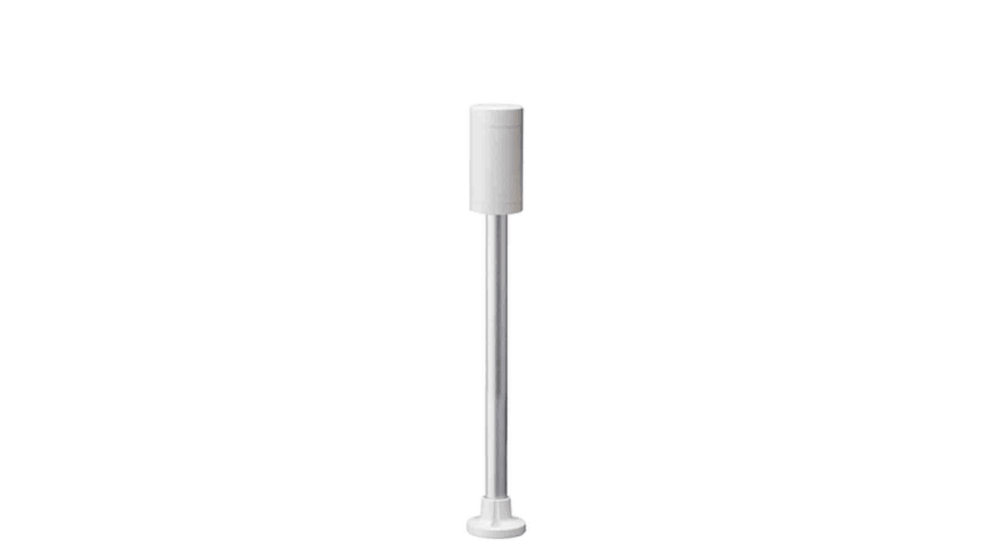 Patlite LR5 Series White Mounting Base with Tube, 24 V dc, LED Bulb, DC