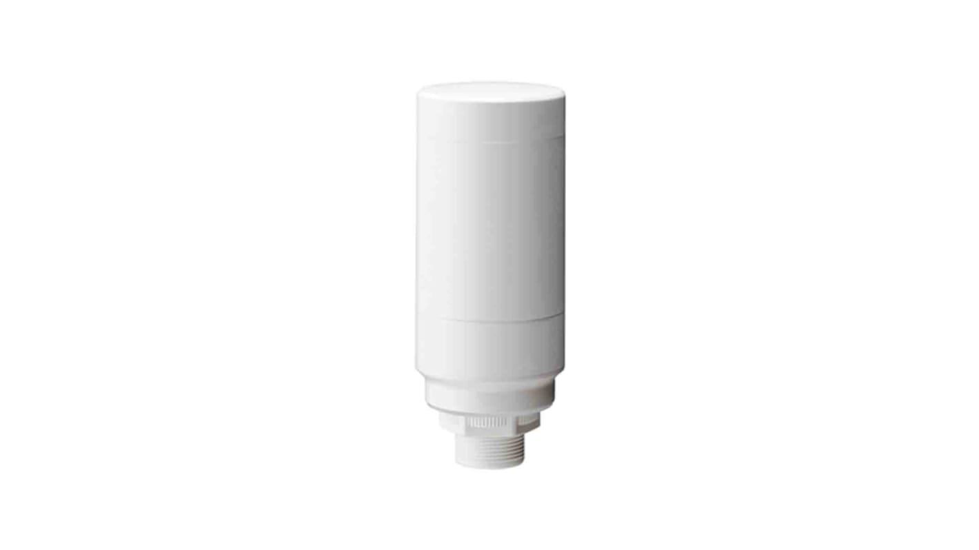 Patlite LR6 Series White Mounting Base, 24 V dc, LED Bulb, DC