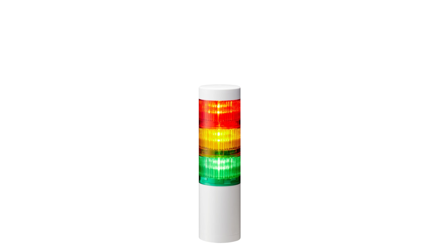 Rs-Online Torretta di segnalazione IO-Link Patlite 24 V c.c. LED 3 elementi lenti A colori