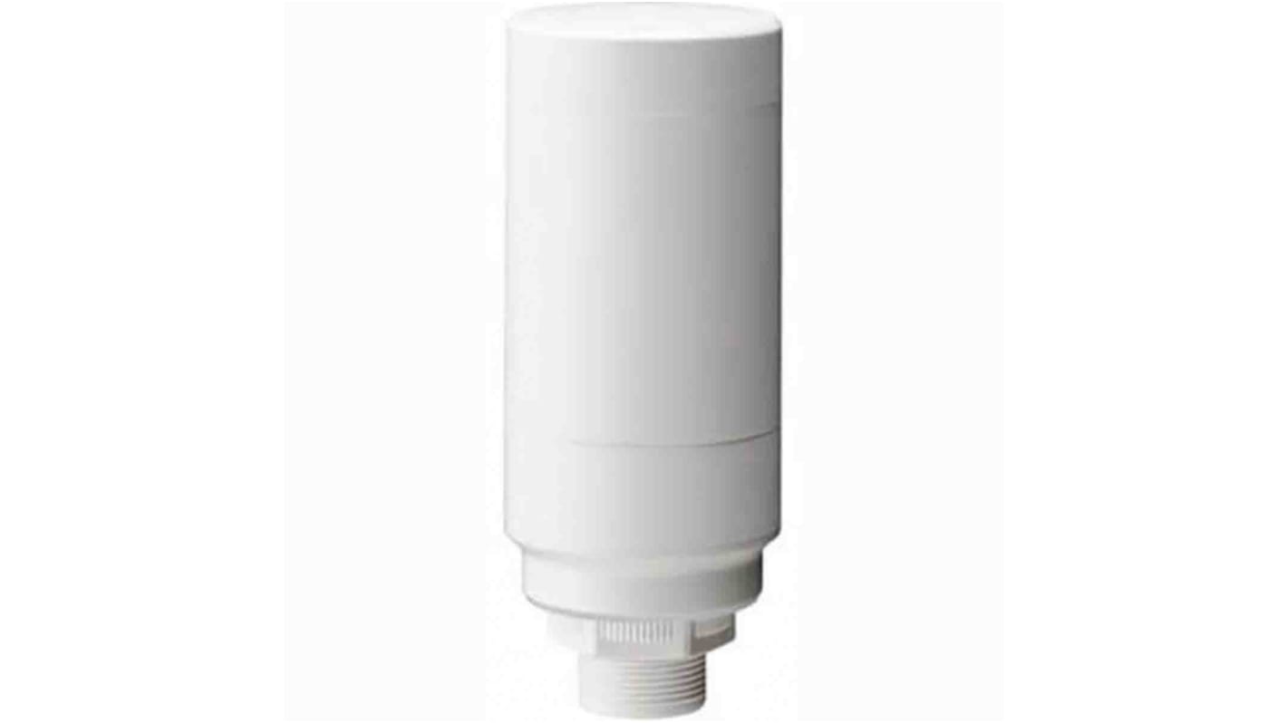 Patlite LR6-IL Series White Multiple Effect IO-Link Mounting Base, 24 V dc, LED Bulb, DC, IP65, NEMA TYPE 4X, 13