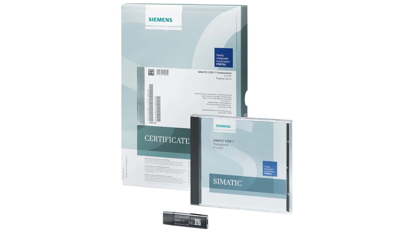 Software de programación PLC Siemens, para usar con S7-300/400/WINAC, SIMATIC S7-1200/1500