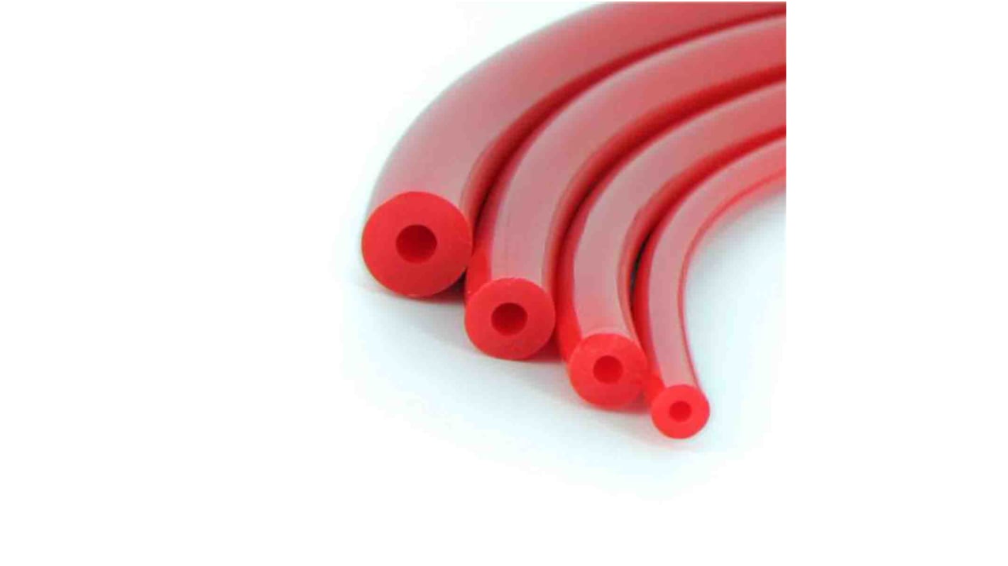 Fenner Drives 30m 6mm diameter Red Round Polyurethane Belt for use with 48mm minimum pulley diameter