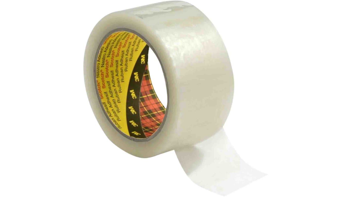 3M 3739 Clear Packing Tape, 66m x 50mm