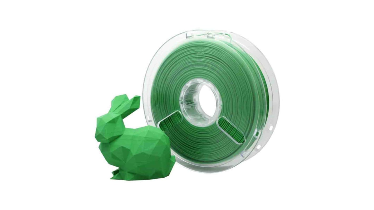 Filament do drukarki 3D Wytrzymałe tworzywo PLA Ø 1.75mm 750g Zielony Polymaker