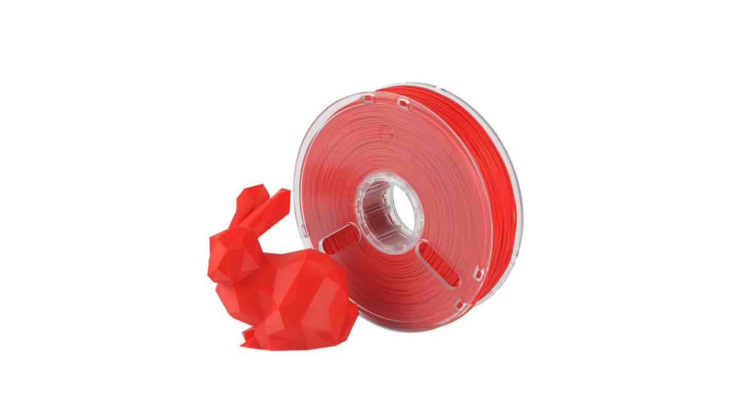 Polymaker Robustes PLA 3D-Drucker Filament, Rot, 2.85mm, FDM, 750g