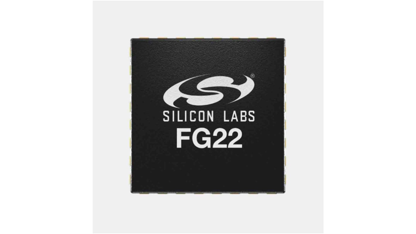 Silicon Labs EFR32FG22C121F512GM40-C Wireless MCU, 40-Pin QFN