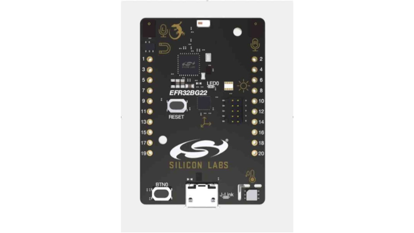 Silicon Labs BG22 Thunderboard EFR32BG22 Bluetooth Development Kit for EFR32BG22 Wireless Gecko 2.4GHz SLTB010A