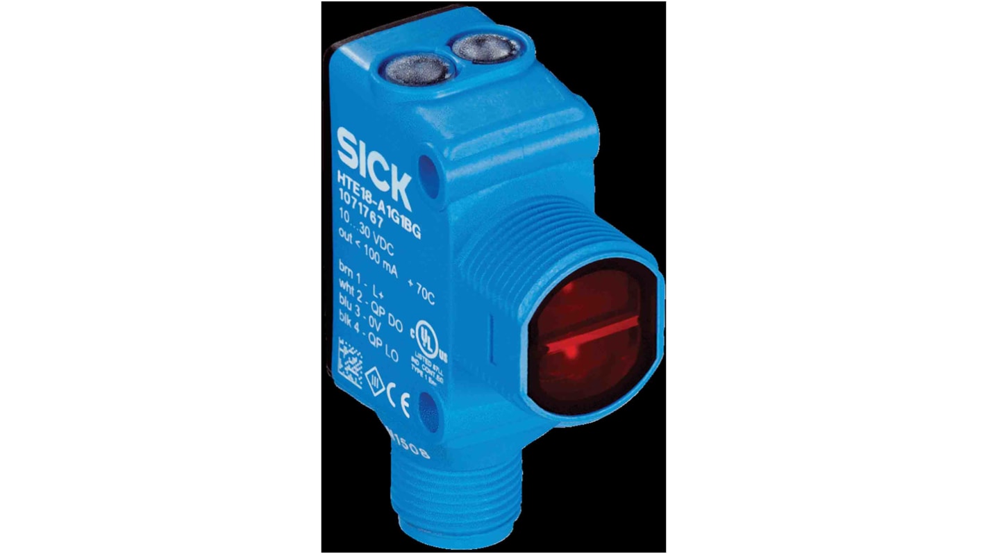 Rs-Online Sensore fotoelettrico SICK a retroriflessione rilevamento 6 5 m uscita PNP