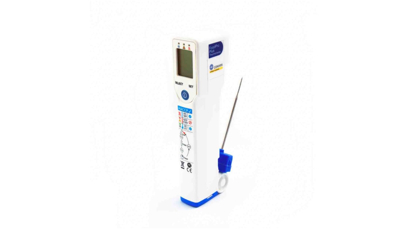 Comark FoodPro Plus Infrared Thermometer, -35°C Min, +275°C Max, ±1 °C, ±2 °F Accuracy, °C and °F Measurements