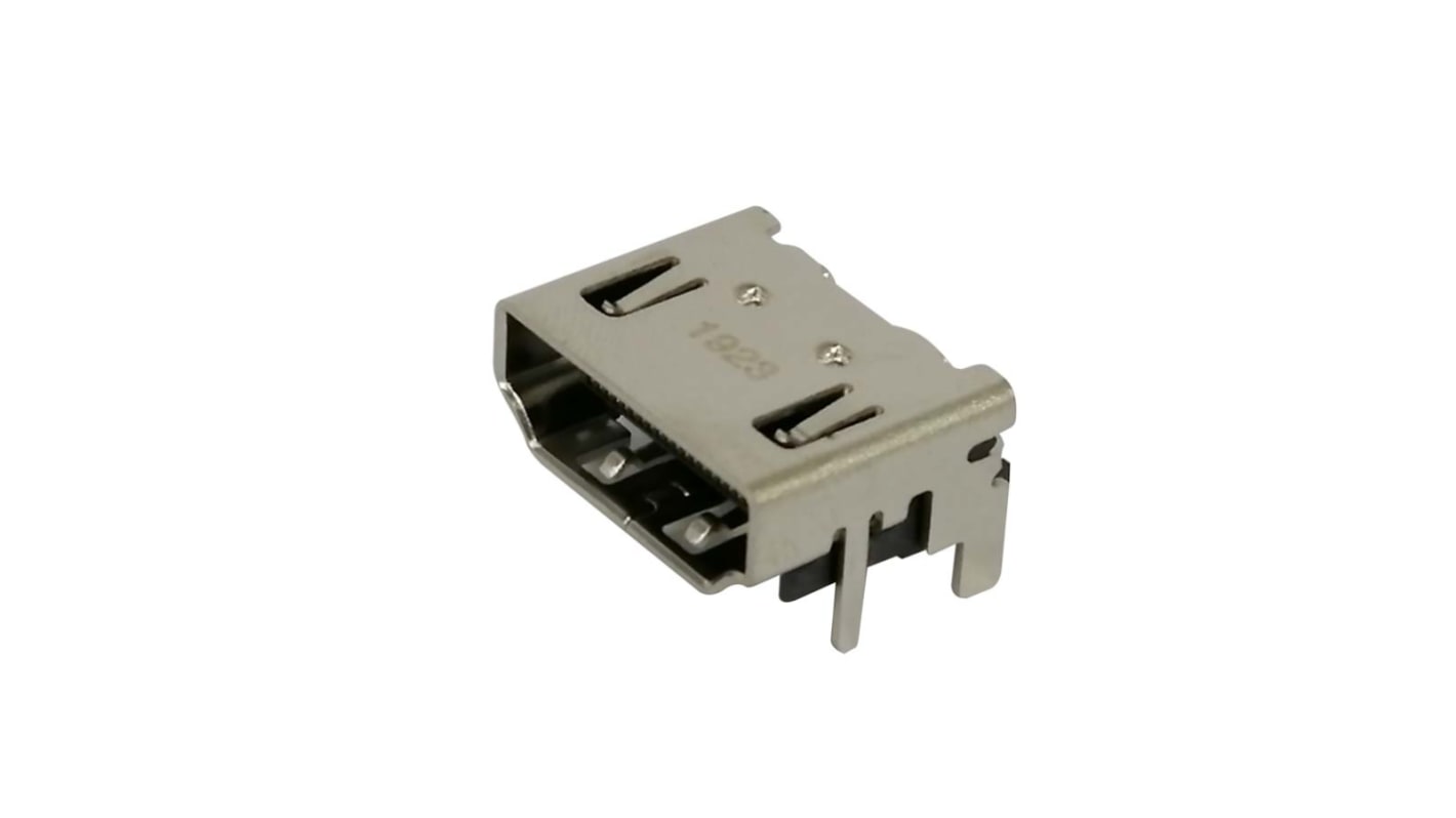 Molex HDMI接口, 直角, 19路, A 型