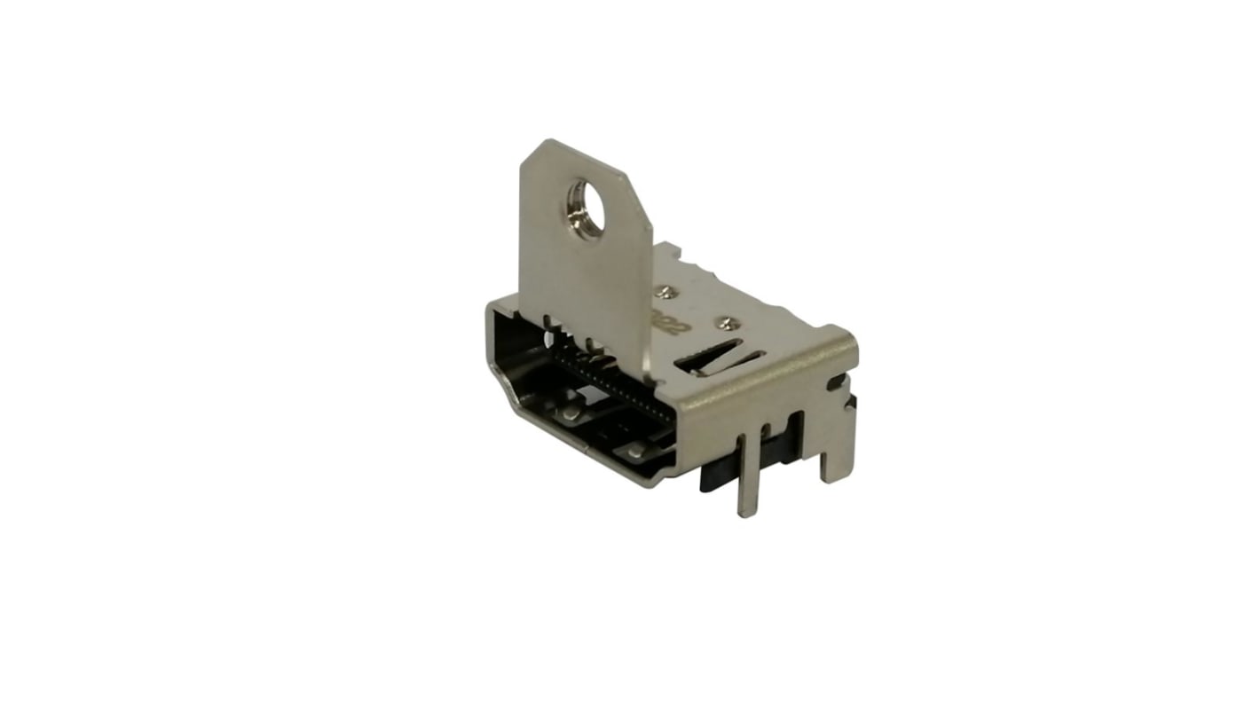 Molex Type A 19 Way Female Vertical HDMI Connector 40 V