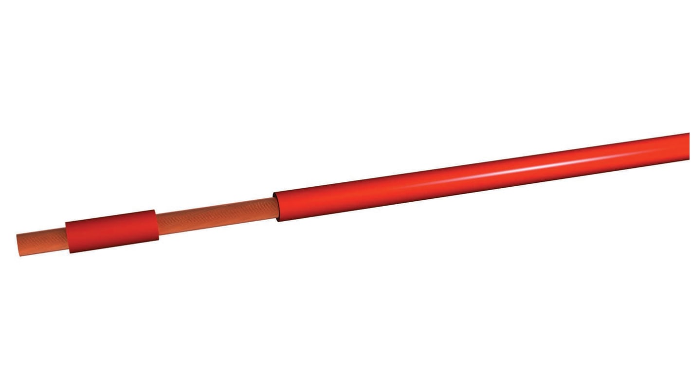 RS PRO Red 16mm² Hook Up Wire, 6 AWG, 100m, PVC Insulation