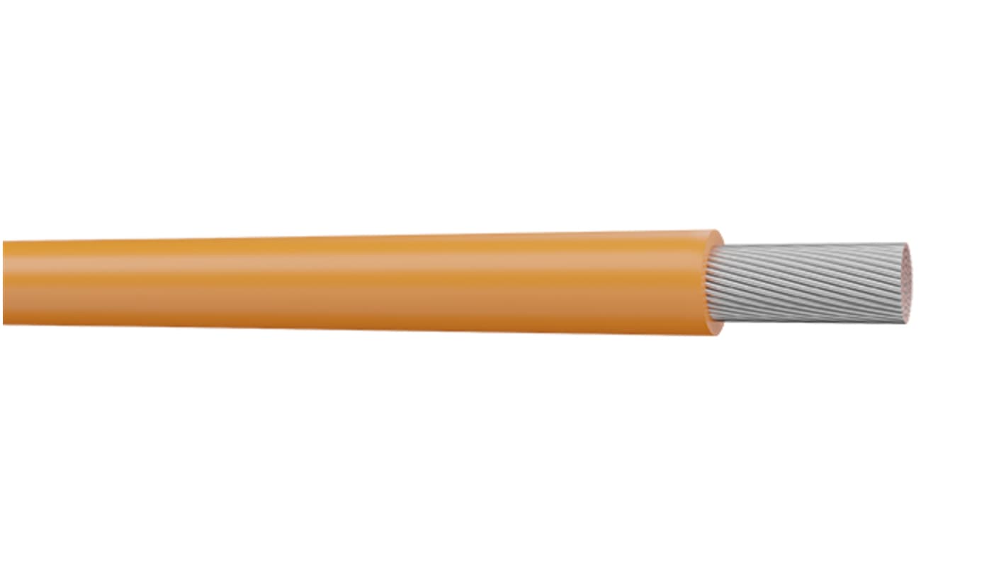 AXINDUS KY Series Orange 0.12 mm² Hook Up Wire, 26 AWG, 7 x 0.15 mm, 200m, PVC Insulation, KY3003O