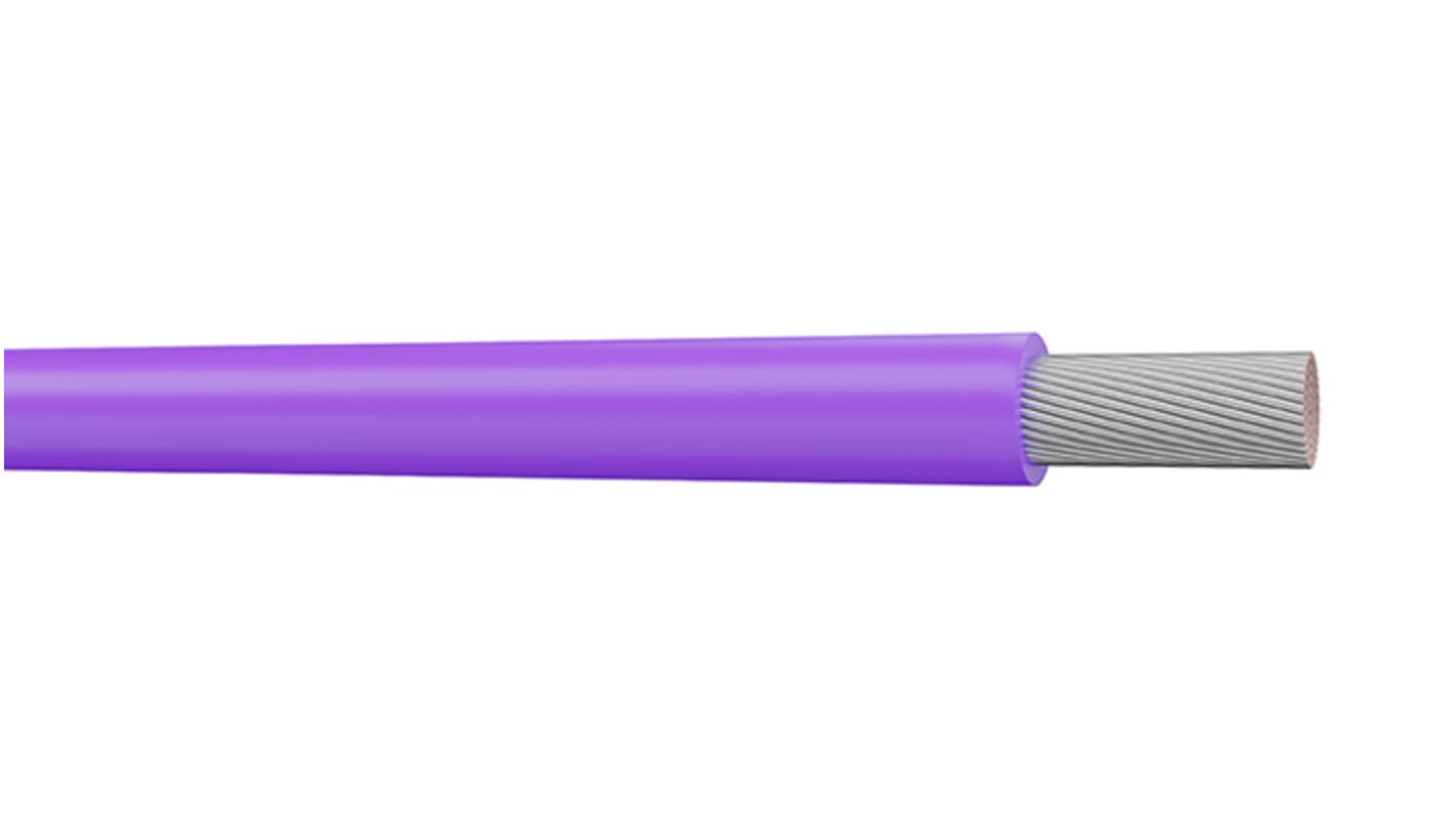 Fils de câblage AXINDUS, KY30, 0,34 mm², Violet, 22 AWG, 200m, 250 V