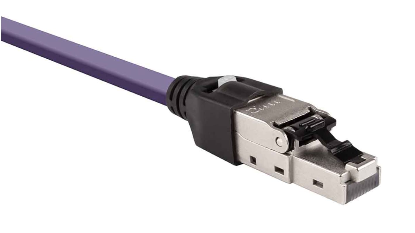 CAE Multimedia Connect RJ45 Series Male RJ45 Connector, Cable Mount, Cat6a, 360° Shield 1 Port 1 -Way