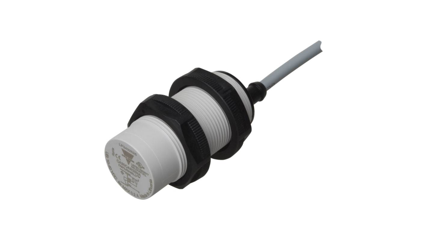Rs-Online Sensore di prossimità Cilindro filettato Carlo Gavazzi M30 rilevamento 25 mm 10 → 40 V c.c