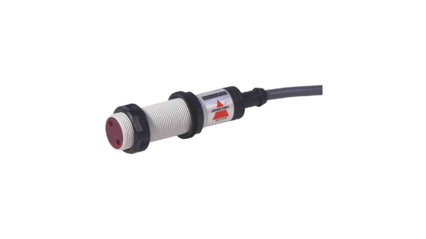 Rs-Online Sensore fotoelettrico Cilindrico Carlo Gavazzi a diffusione rilevamento 100 mm uscita Tiristore NA/NC a 2 fili (SCR)