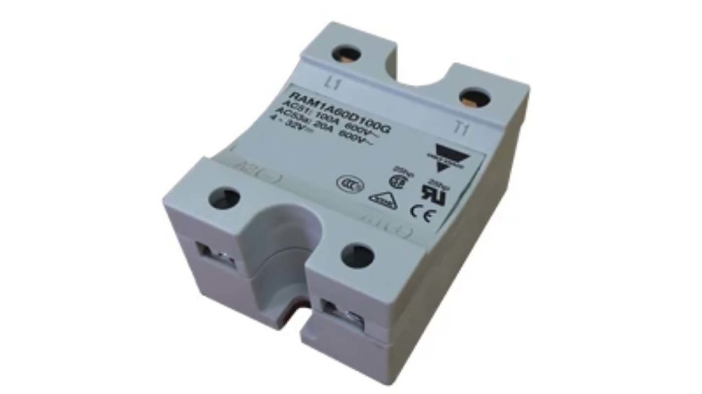 Carlo Gavazzi RAM1A.G Series Solid State Relay, 50 A Load, Panel Mount, 660 V ac Load