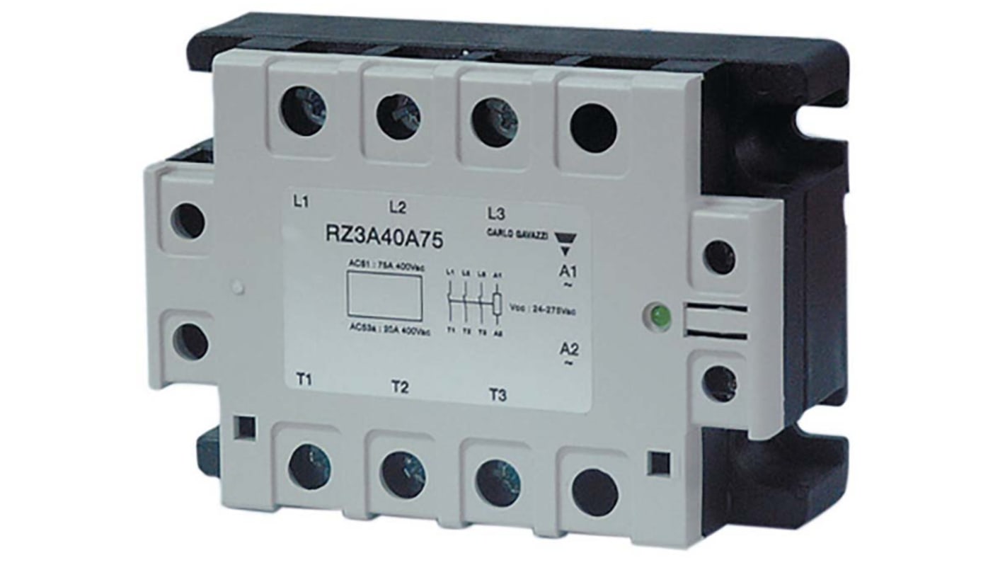 Carlo Gavazzi ソリッドステートリレー, 25 A, 440 V ac, パネルマウント, RZ3A40D40