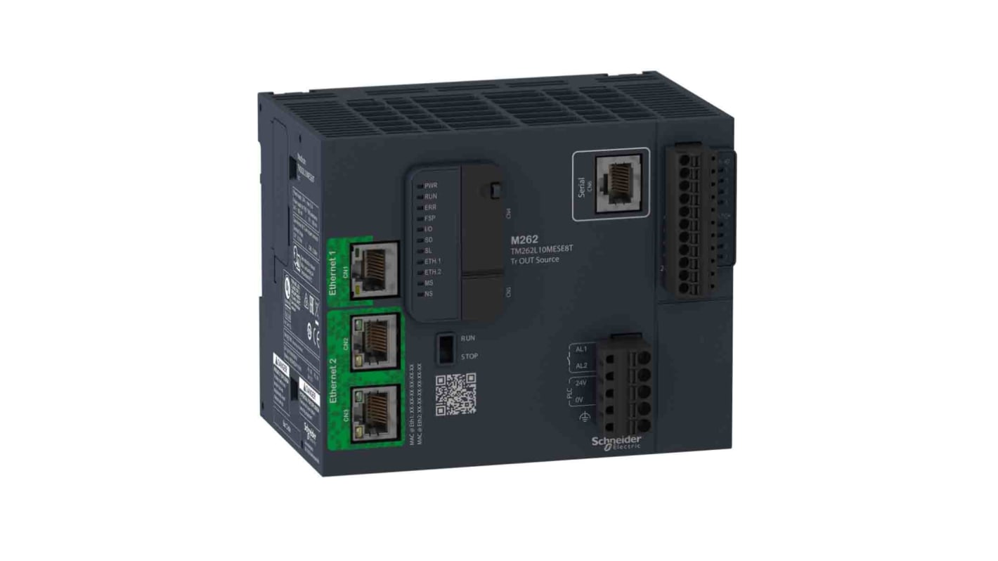 Rs-Online Controllore logico Schneider Electric M262 ingressi: 4 uscite: 4 7 remoto 7 locale I/O