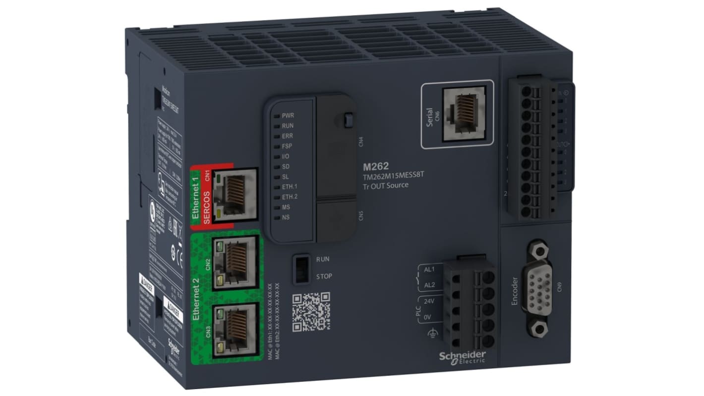 Rs-Online Controllore logico Schneider Electric M262 ingressi: 4 uscite: 4 8 I/O